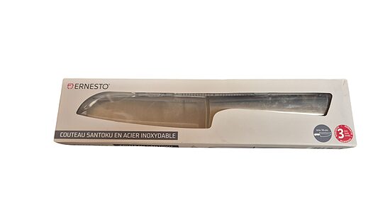 Nerūsējošā tērauda Santoku nazis, asmens garums 14 cm