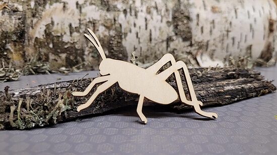 Sylwetka konika polnego | 100x63x3 mm