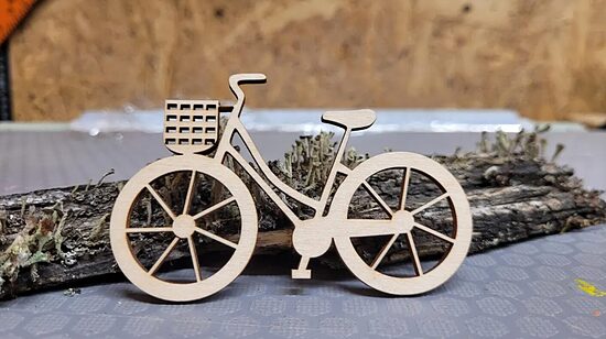 Drewniany rower | 1 szt.