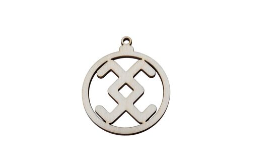 Latvių ženklas iš medžio | Rupūžytės