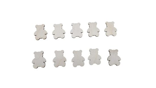 Mini koka lāči | 40x30x3mm