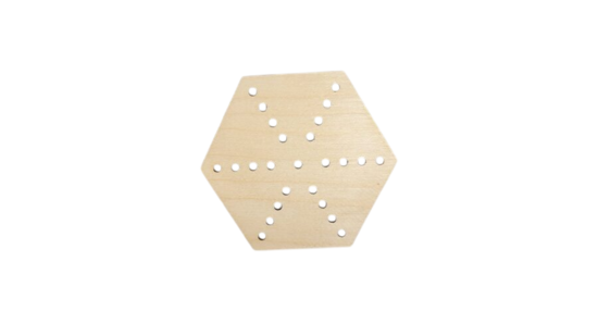 Figūra ar caurumiņiem "Sešstūris"