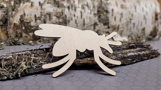 Sylwetka komara | 100x63x3 mm