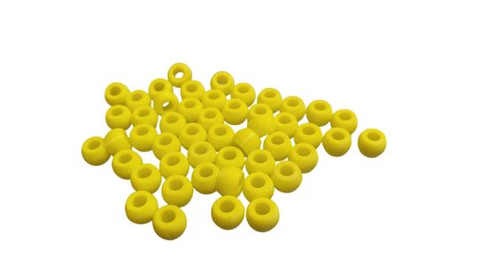 Pērlītes | 50 gab. | Dzeltena krāsa