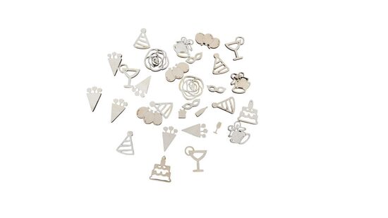 Ballītes koka figūriņas "Mix" (30gab.)